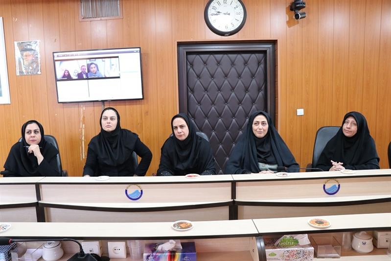 حضور بانوان شركت آب و فاضلاب استان در وبینار تخصصی اشتغال زنان در پساجنگ